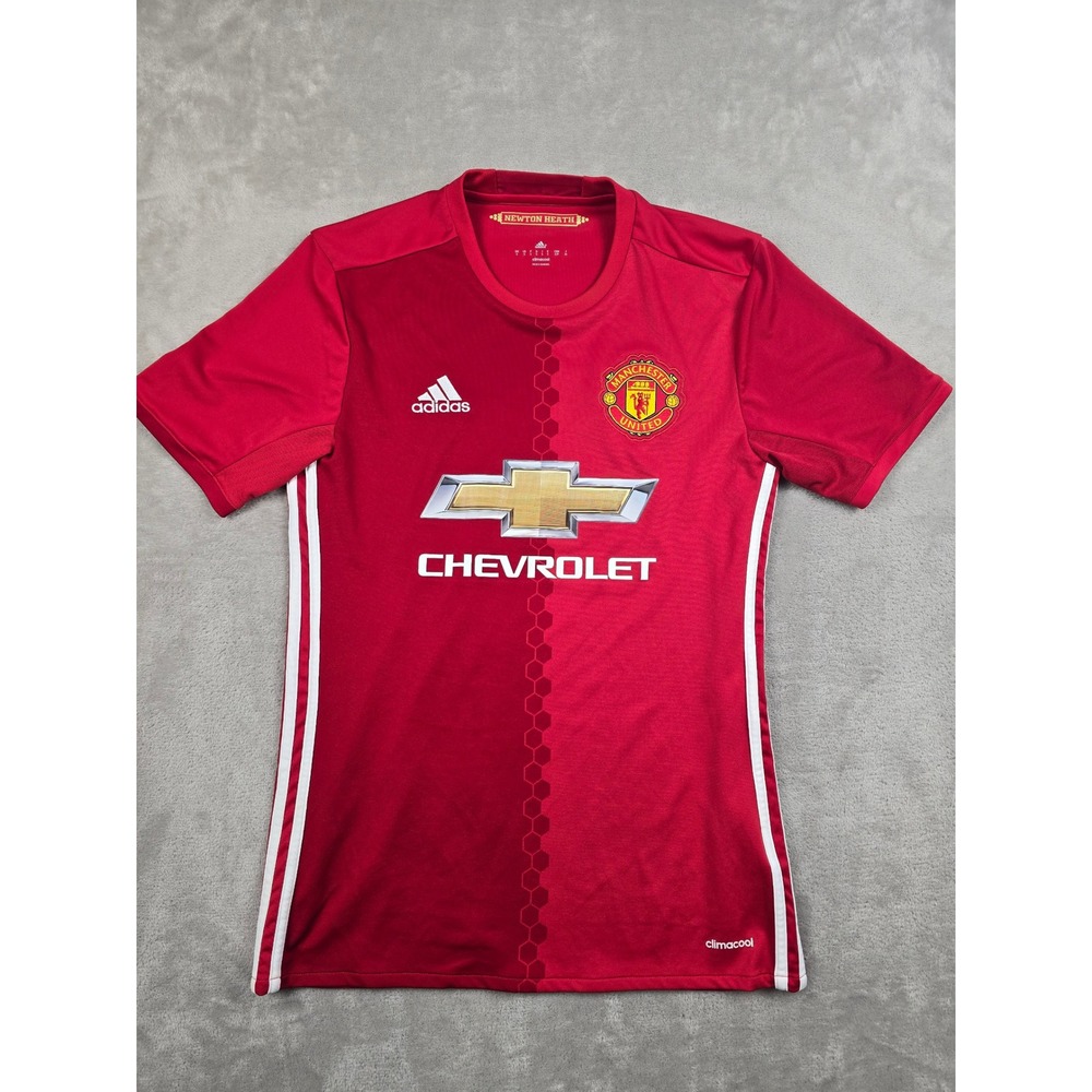 Adidas Manchester United Jersey Men S Fit XS Red 2016-17 Home AI6720 Climacool